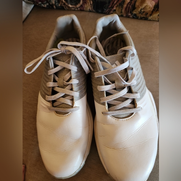 Adidas Golf‎ Gray and White Athletic Shoes with Cushioned Sole - Picture 2 of 6